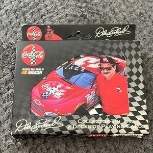 Coca- Cola Dale Earnhardt Collector Tin Playing cards